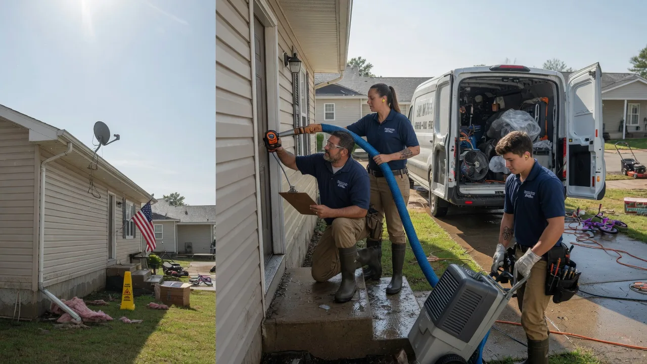 Ceiling Water Damage Restoration in Thornton, TX near me