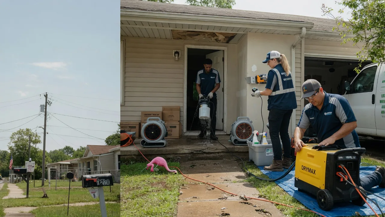 Storm Damage Water Removal in Thornton, TX near me